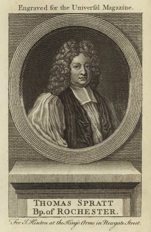 Thomas Spratt, Rochester püspöke alkotó: English School
