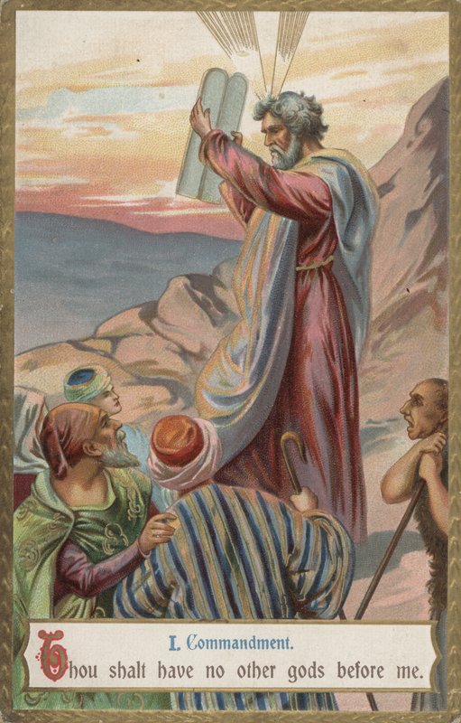 Ne legyenek más isteneid előttem (chromolitho) alkotó: English School