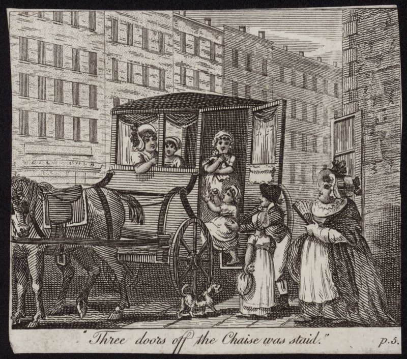 Három Ajtó a Chaise-ről leállt. alkotó: English School