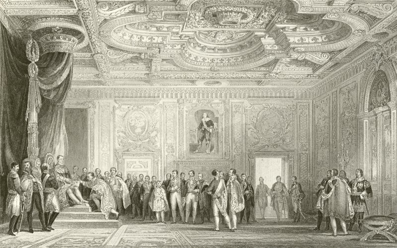 Trónterem, Fontainebleau alkotó: English School