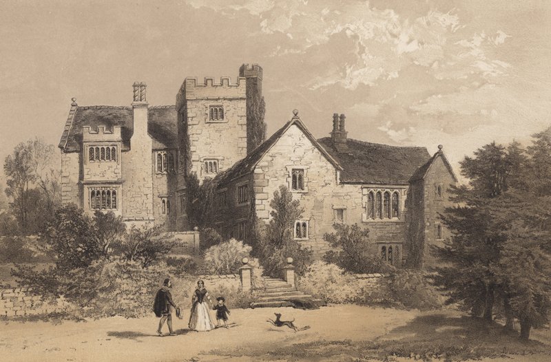 Throwley Hall, Staffordshire alkotó: English School