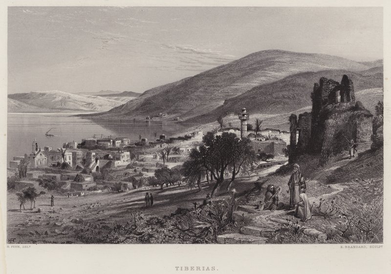 Tiberias (metszet) alkotó: English School