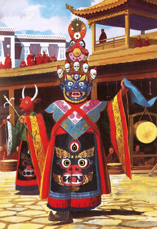 Tibeti ördögtánc alkotó: English School