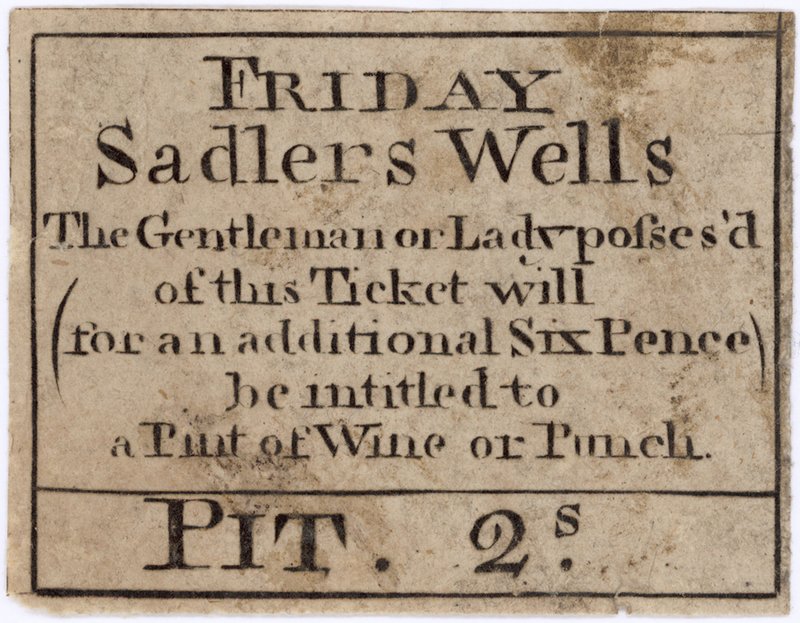 Jegy a Friday Sadlers Wellsbe alkotó: English School