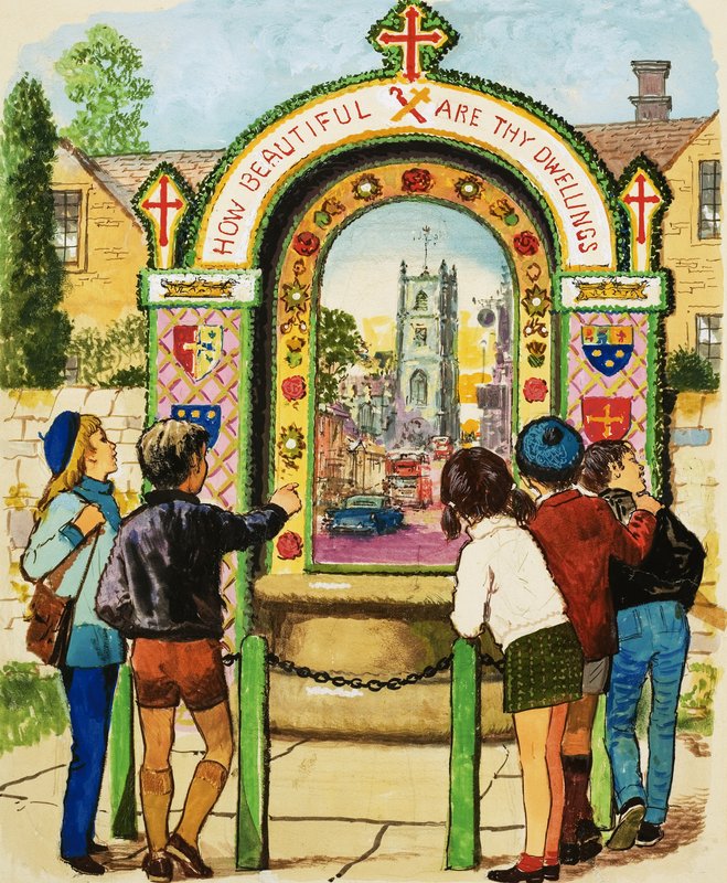 Tissington kút alkotó: English School