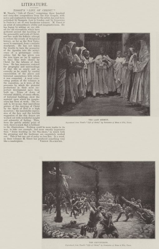 Tissot "Krisztus élete" (litho) alkotó: English School