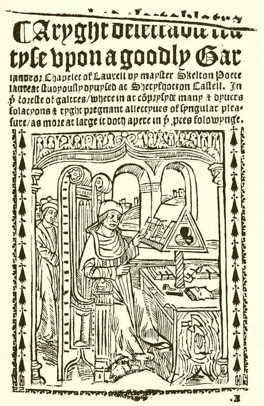 John Skeltons Goodly Garlande címlapja alkotó: English School