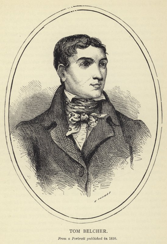 Tom Belcher: Portréból, 1810-ben alkotó: English School