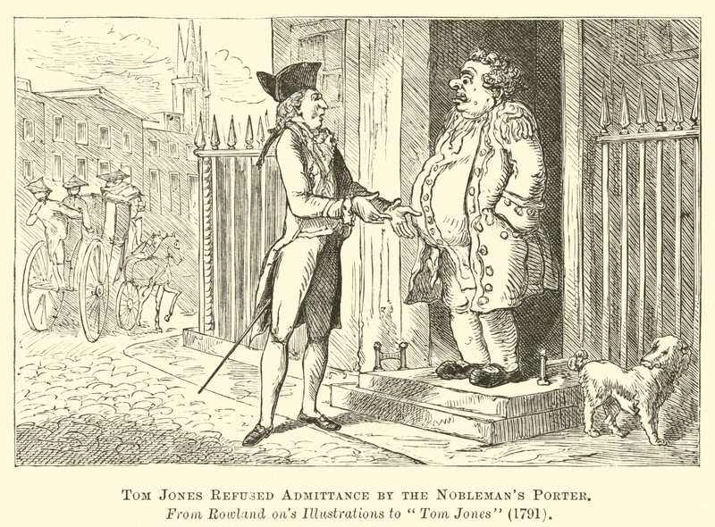 Tom Jones megtagadta a Noblemans Porter bebocsátását alkotó: English School