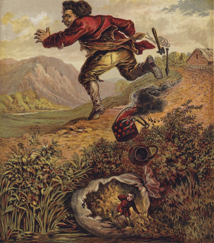 Tom Thumb (színes litográfia) alkotó: English School