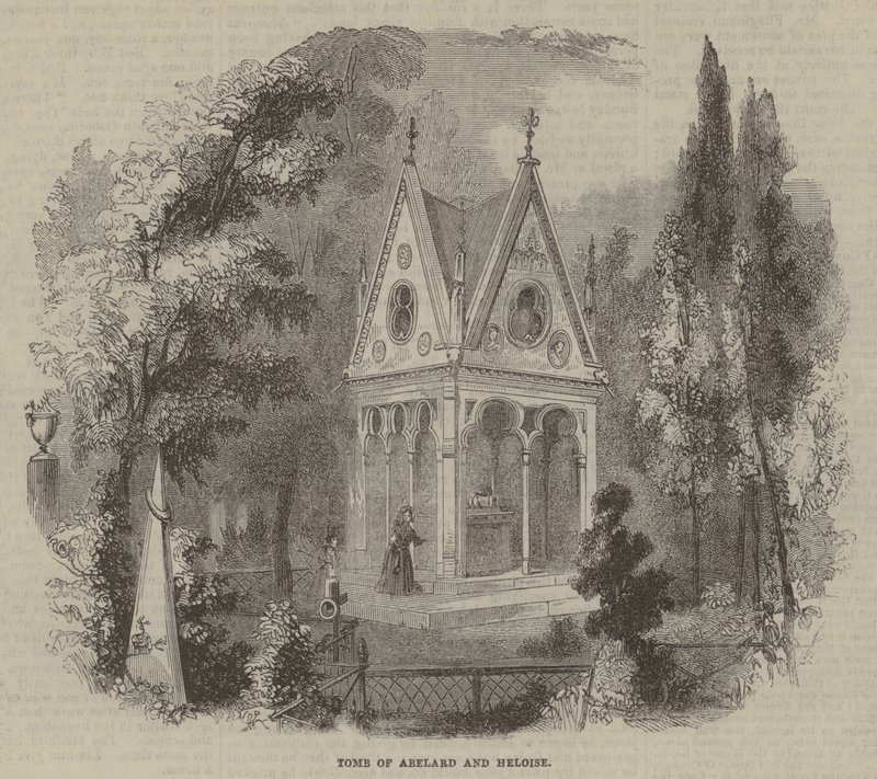 Abelard és Heloise sírja alkotó: English School