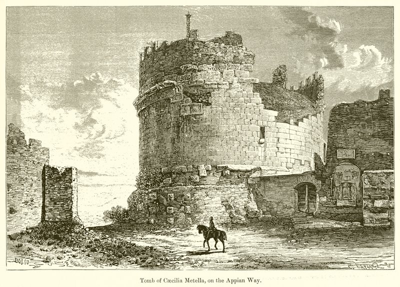 Caecilia Metella sírja, az Appian úton alkotó: English School