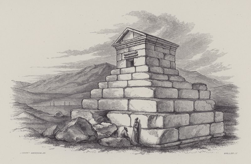 Cyrus sírja (metszet) alkotó: English School