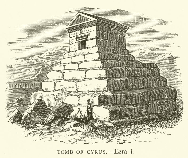 Cyrus sírja, Ezra, i (metszet) alkotó: English School