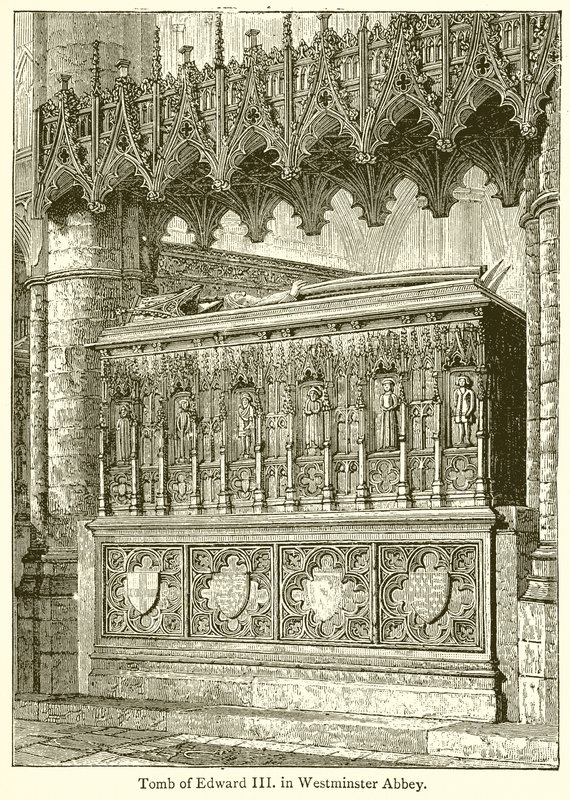 III. Edward sírja a Westminster Abbeyben alkotó: English School