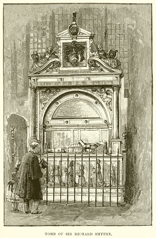 Sir Richard Smythe sírja alkotó: English School
