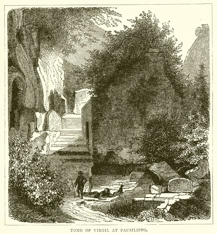 Vergilius sírja Pausilippóban alkotó: English School
