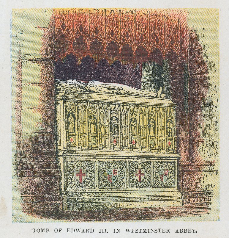 III. Edward király sírja a westminsteri apátságban alkotó: English School