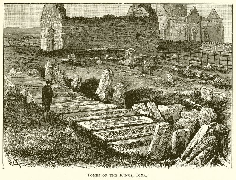 A királyok sírjai, Iona alkotó: English School