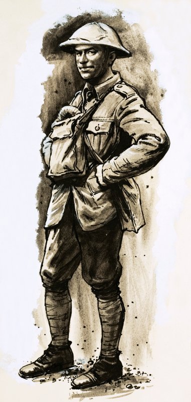 Tommy Atkins, az első világháború visszatérő hőse alkotó: English School