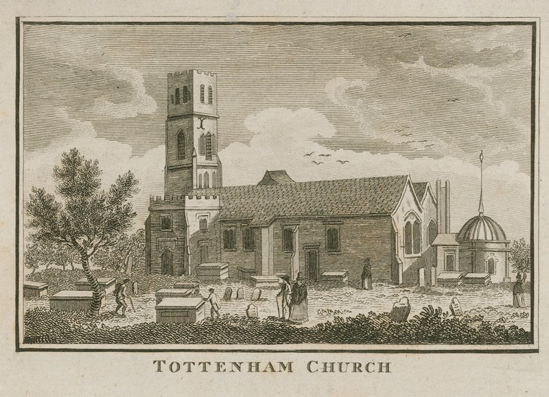 Tottenham Church, London alkotó: English School