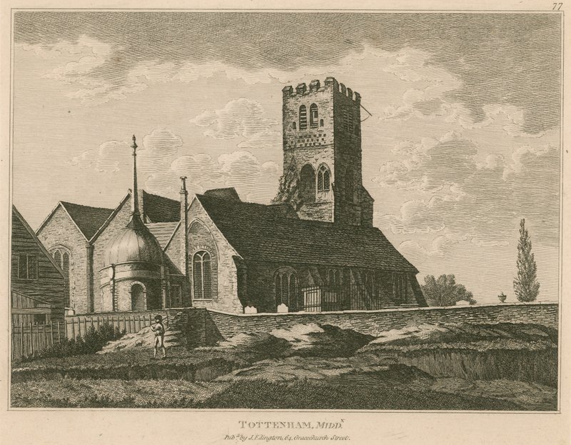 Tottenham Church, London alkotó: English School