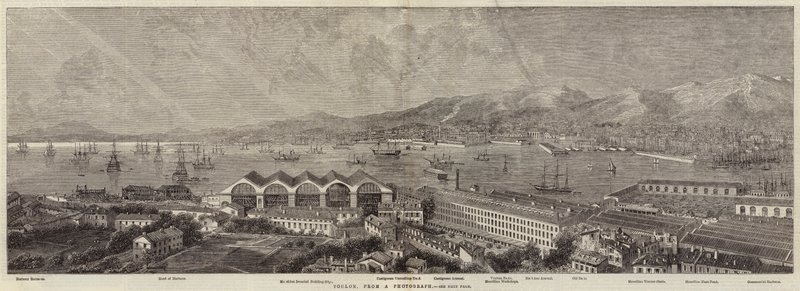 Toulon (metszet) alkotó: English School
