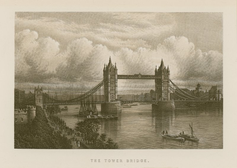 Tower Bridge, London alkotó: English School