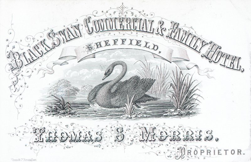 Kereskedelmi kártya, Black Swan Commercial & Family Hotel alkotó: English School