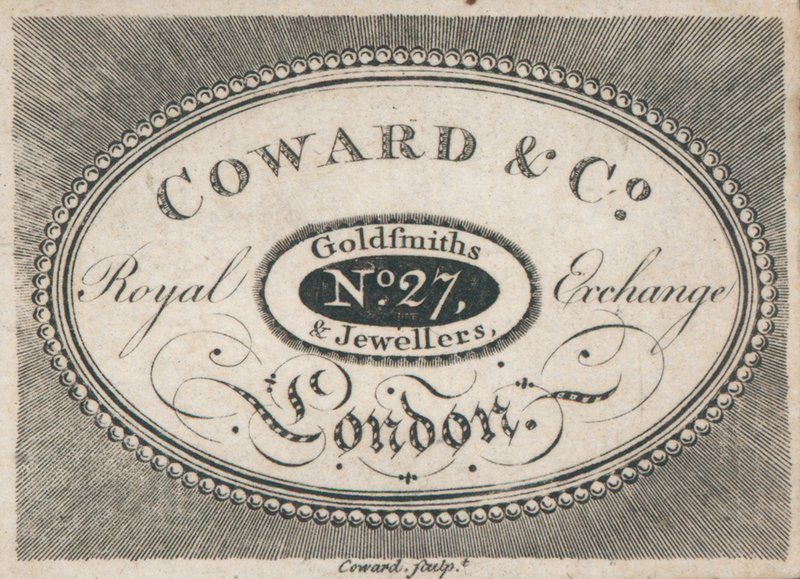 Kereskedelmi kártya, Coward & Co alkotó: English School