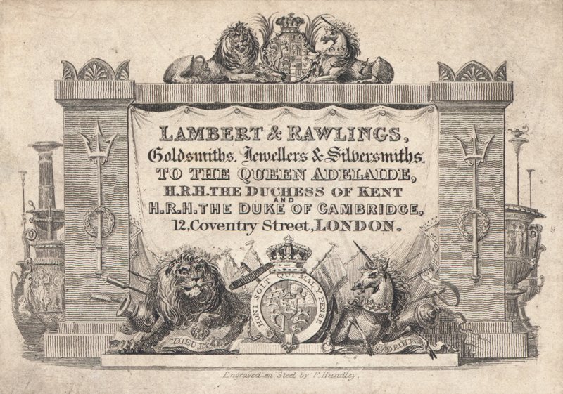 Kereskedelmi kártya, Lambert & Rawlings alkotó: English School