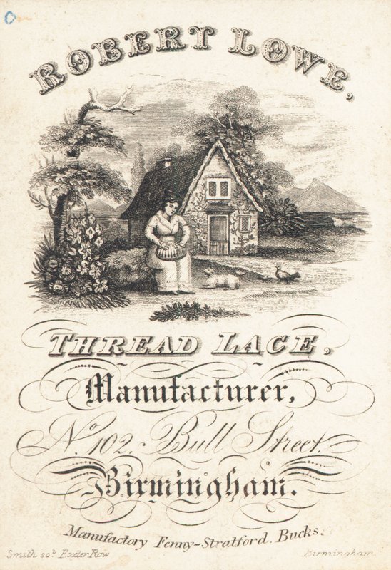 Kereskedelmi kártya, Robert Lowe alkotó: English School
