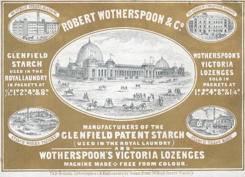 Kereskedelmi kártya, Robert Wotherspoon & Co alkotó: English School