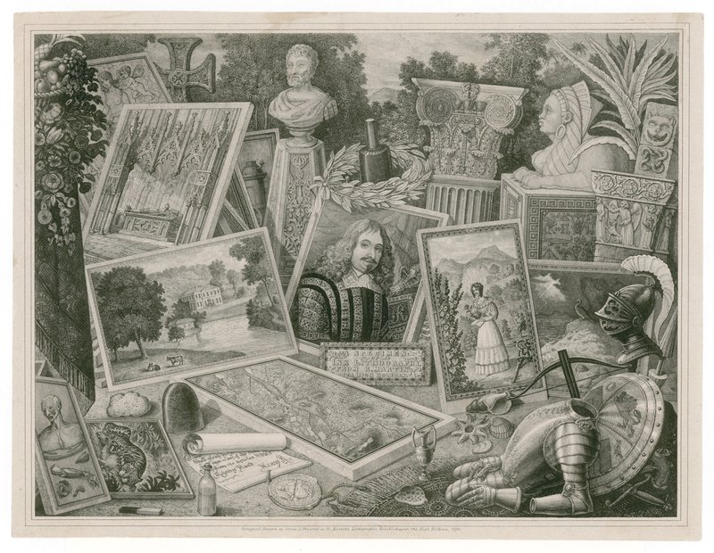 Robert Martin kereskedelmi kártyája, a litográfiai művészet készségeinek fejlesztése, 1830 alkotó: English School