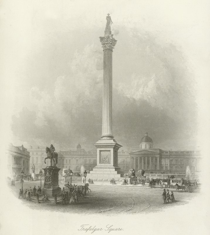 Trafalgar Square, London alkotó: English School