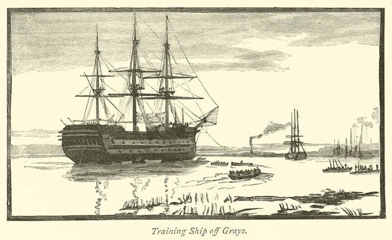 Training Ship off Grays alkotó: English School