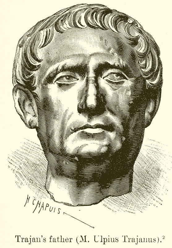 Traianus atya (M. Ulpius Trajanus) alkotó: English School