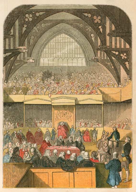 Warren Hastings per a Westminster Hallban alkotó: English School