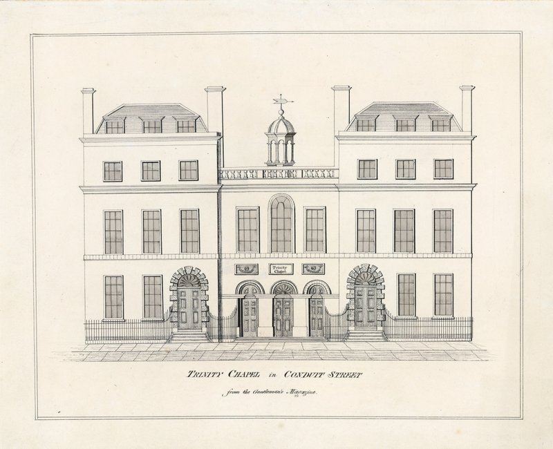 Trinity Chapel, Conduit Street, London alkotó: English School