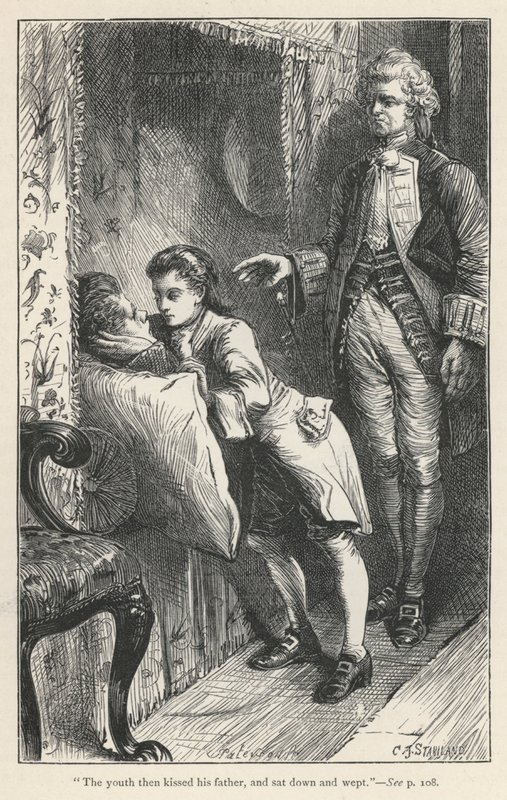 Tristram Shandy: Le Fevre halála (metszet) alkotó: English School
