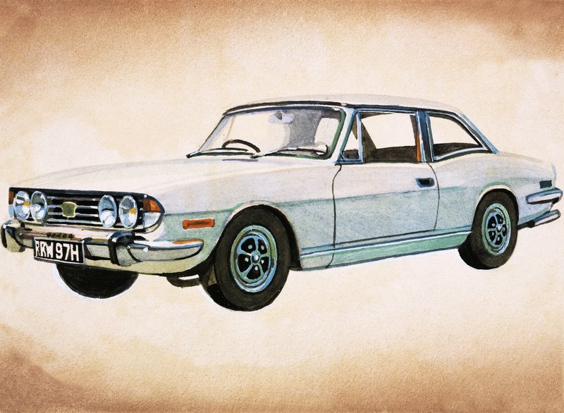 Triumph Stag alkotó: English School