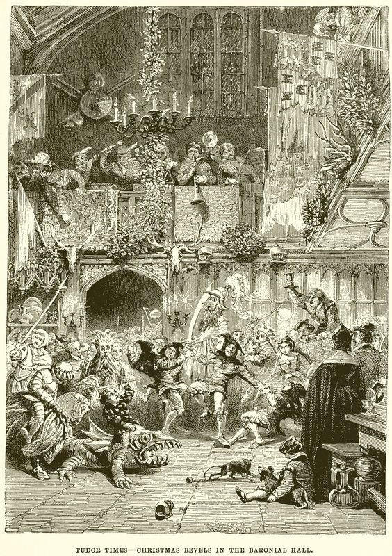 Tudor Times – karácsonyi mulatságok a bárói teremben alkotó: English School