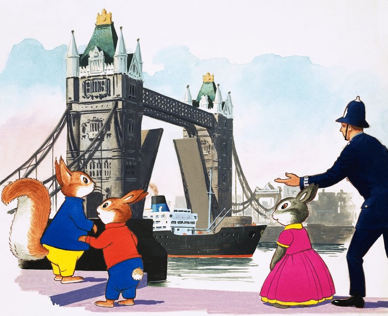Tufty és London Bridge alkotó: English School