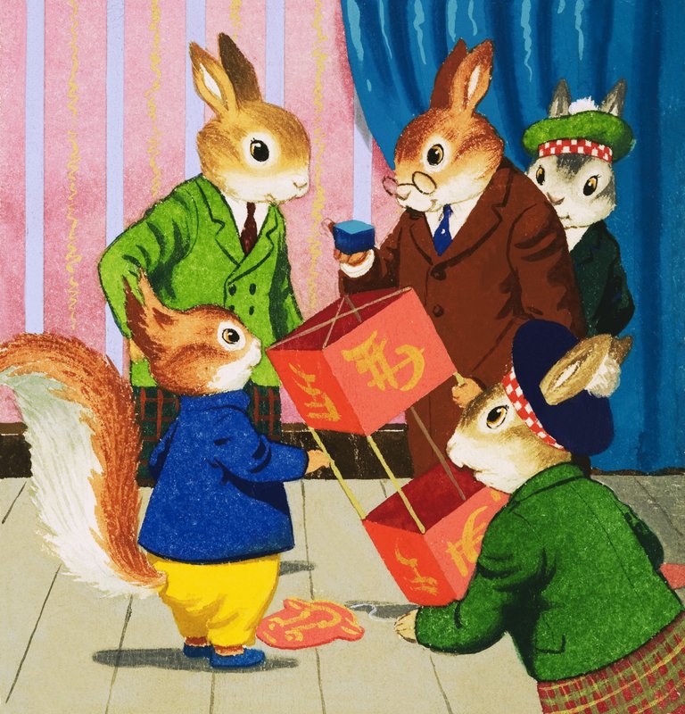 Tufty és sárkány alkotó: English School