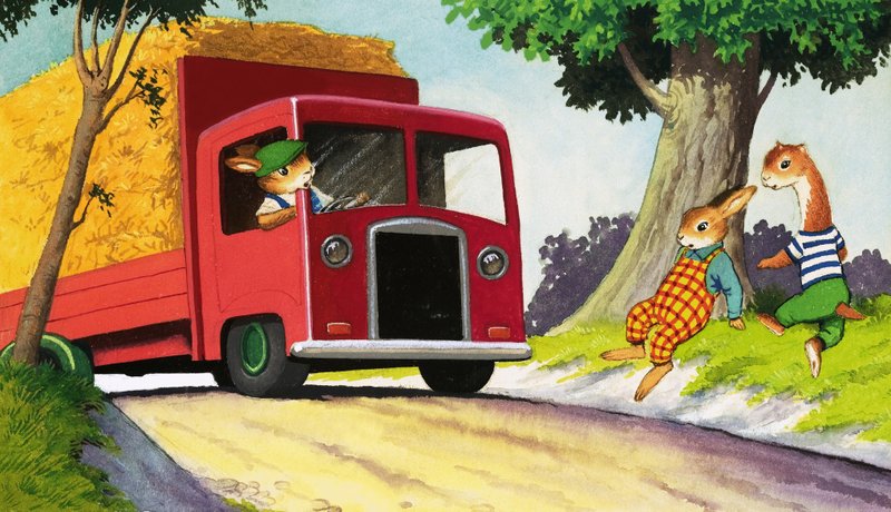 Tufty vezetése szénás furgon alkotó: English School