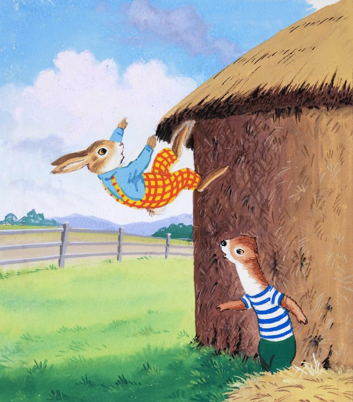 Tufty leesik a tetőről alkotó: English School