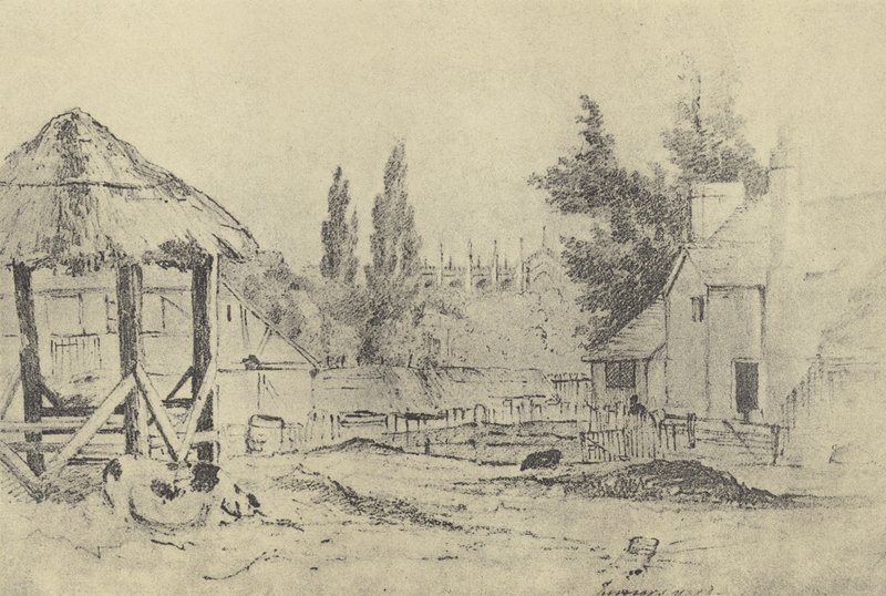 Turners Farm, 1821 (mélynyomás) alkotó: English School