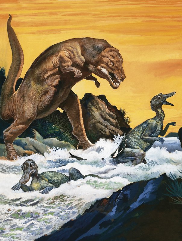 Tyrannosaurus Rex támadások alkotó: English School