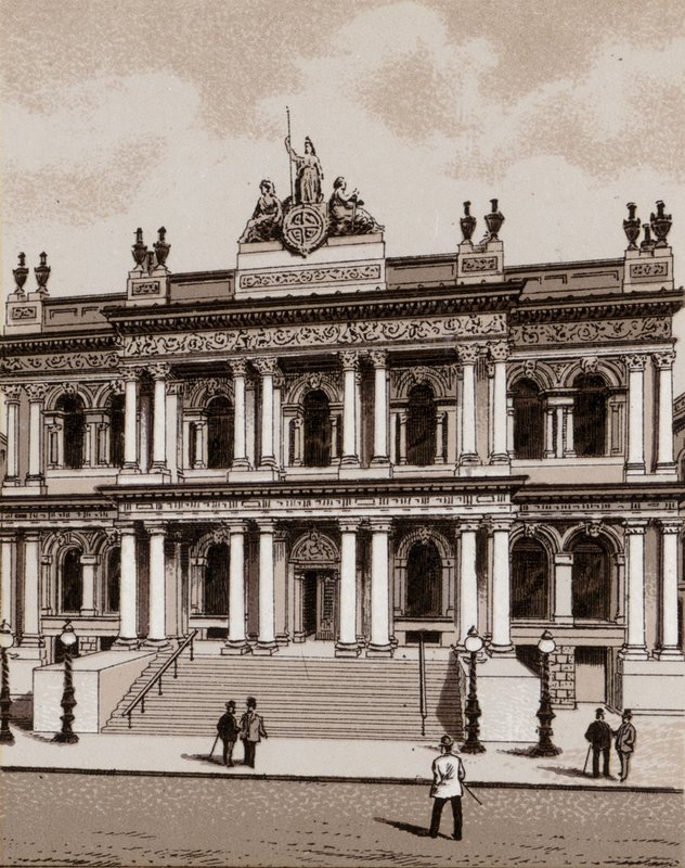 Ulster Bank, Belfast (litho) alkotó: English School