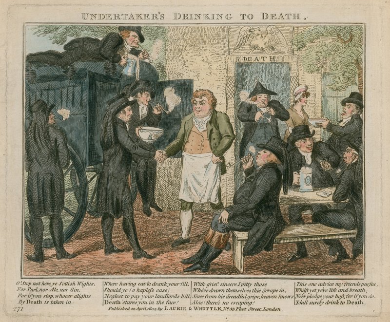 Undertakers a Deaths Doorban, a Battersea Rise-ban, Surrey-ben alkotó: English School